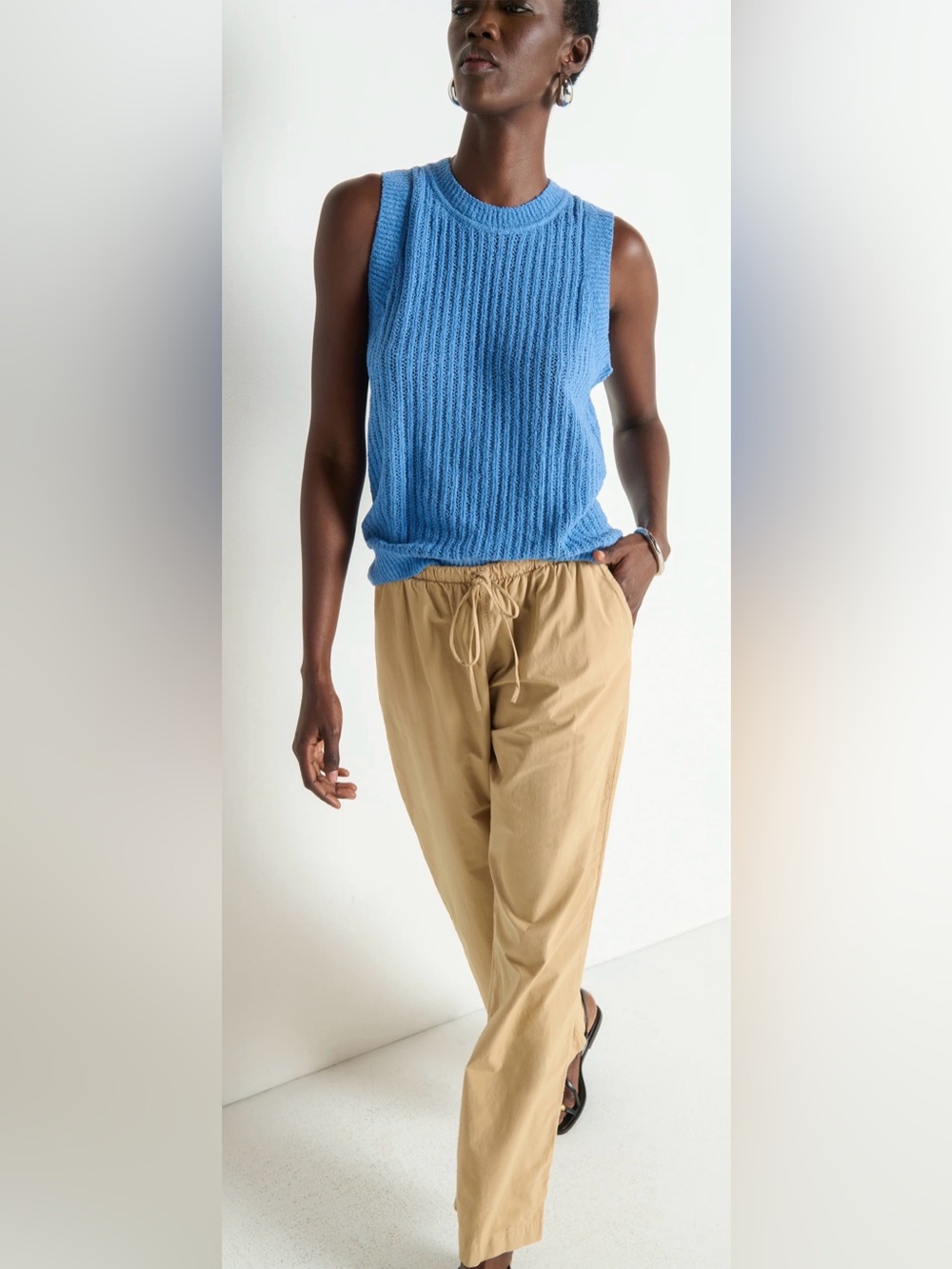 29. Nation LTD $198 Lucia Tie Waist Pants in Toffee